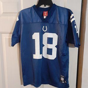 VTG Reebok NFL Players Peyton Manning Colts Jersey Youth Size XL (18-20)
